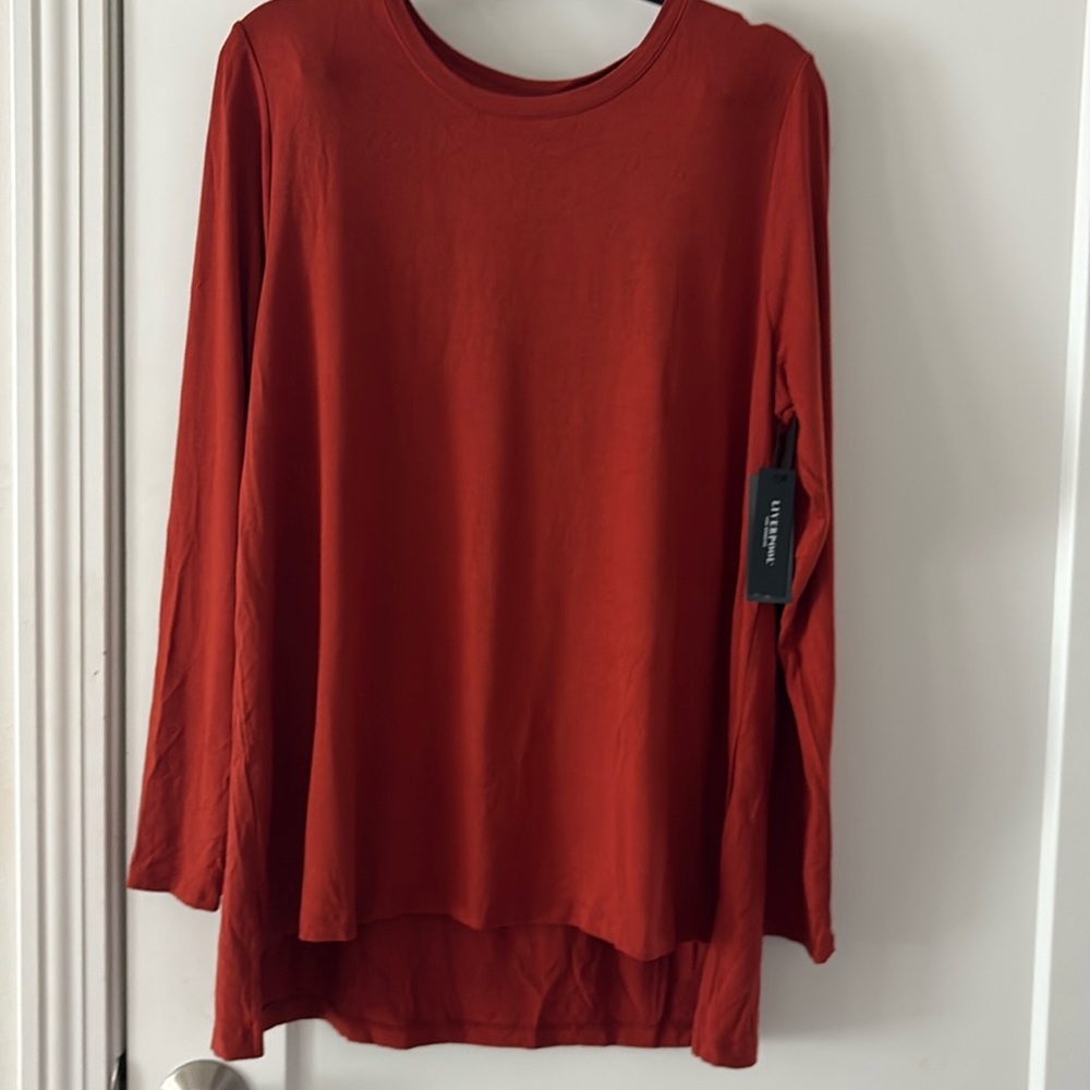 Liverpool Burt orange long sleeve tee